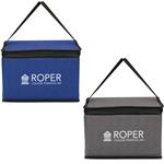 JH421 Heathered Non-Woven Cooler Lunch Bag With Custom Imprint